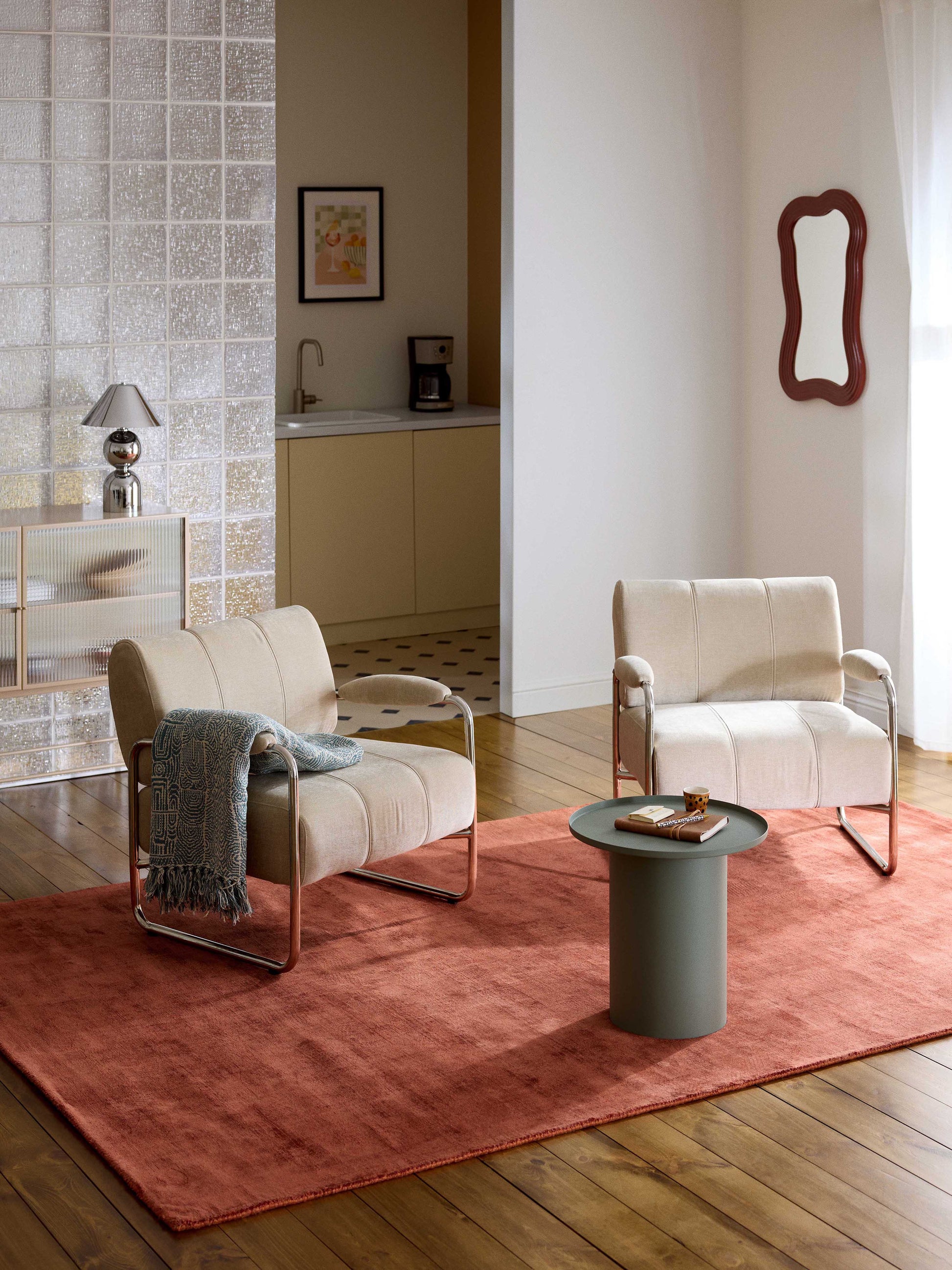 Janwick Viscose Rug, Hand-Woven