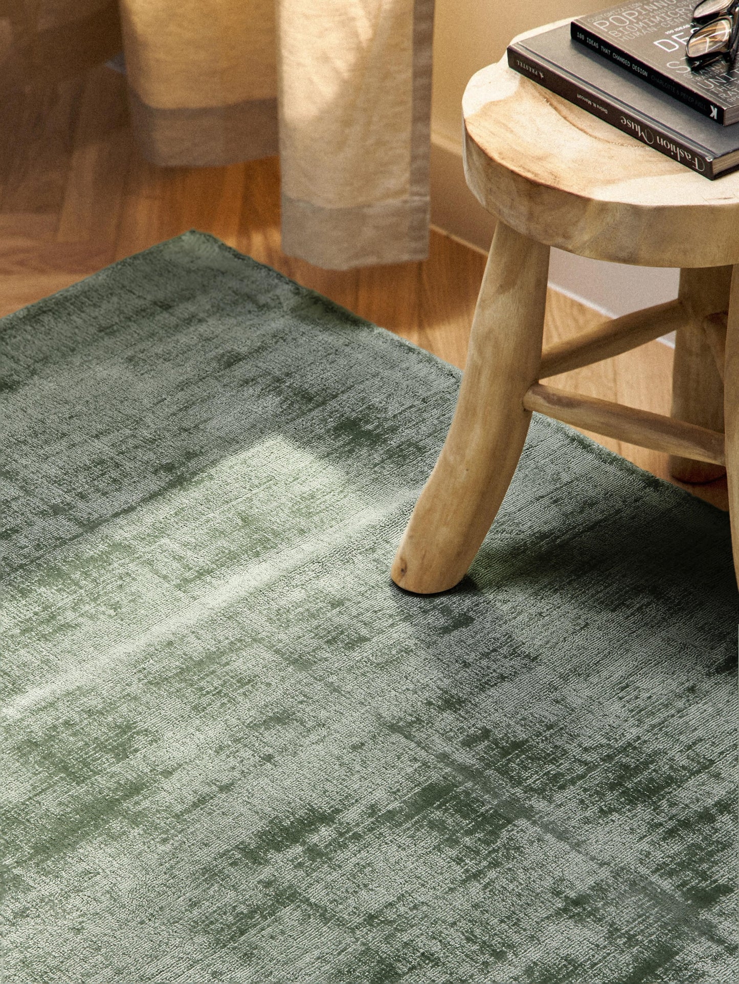 Janwick Viscose Rug, Hand-Woven