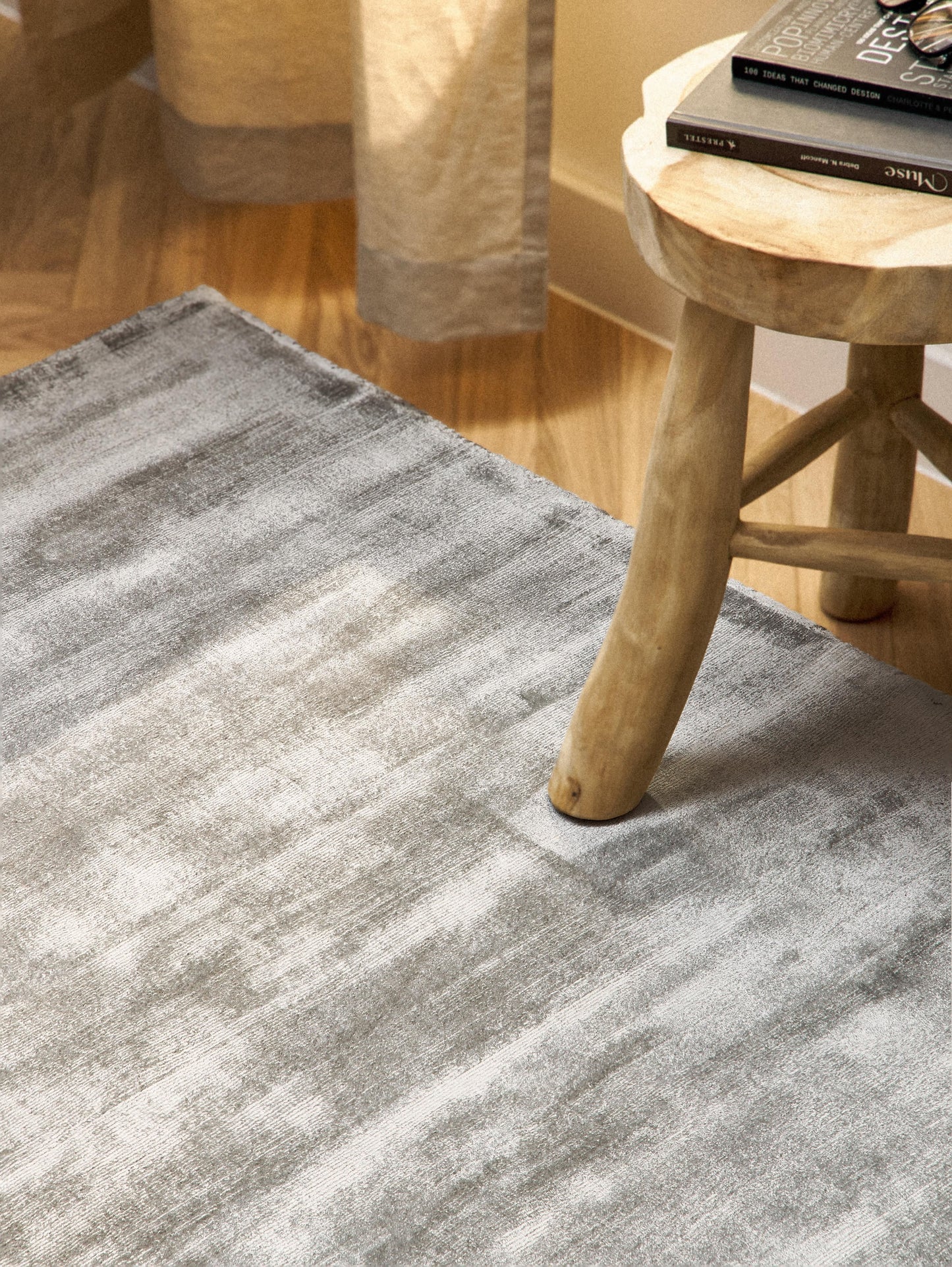 Janwick Viscose Rug, Hand-Woven