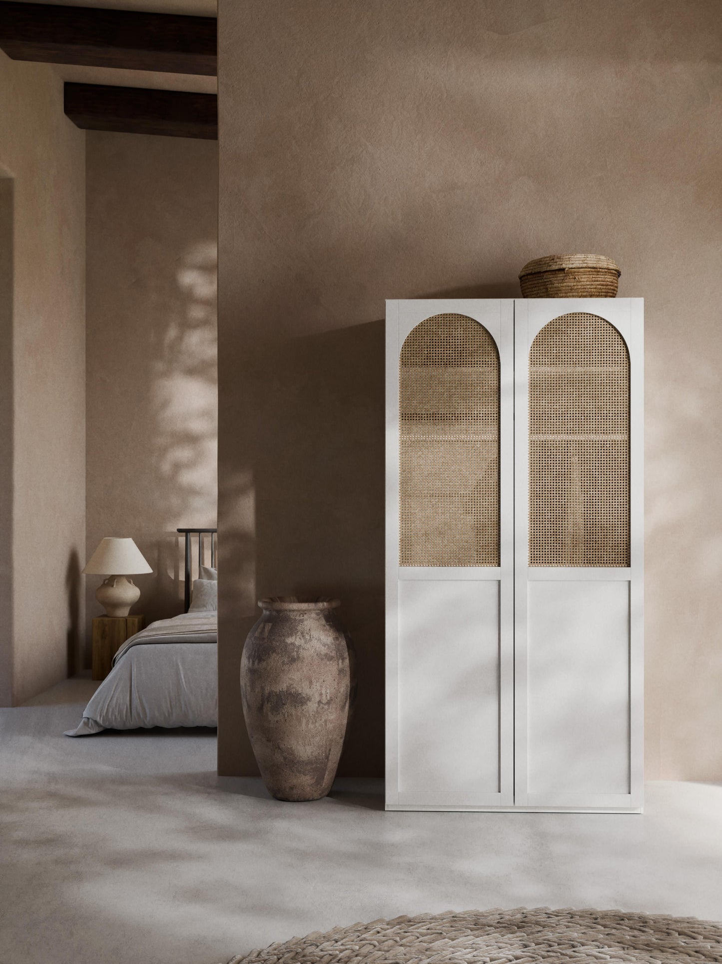 Jeanwold Modular Hinged-Door Wardrobe, 100 cm Wide, in Various Sizes