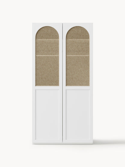 Jeanwold Modular Hinged-Door Wardrobe, 100 cm Wide, in Various Sizes