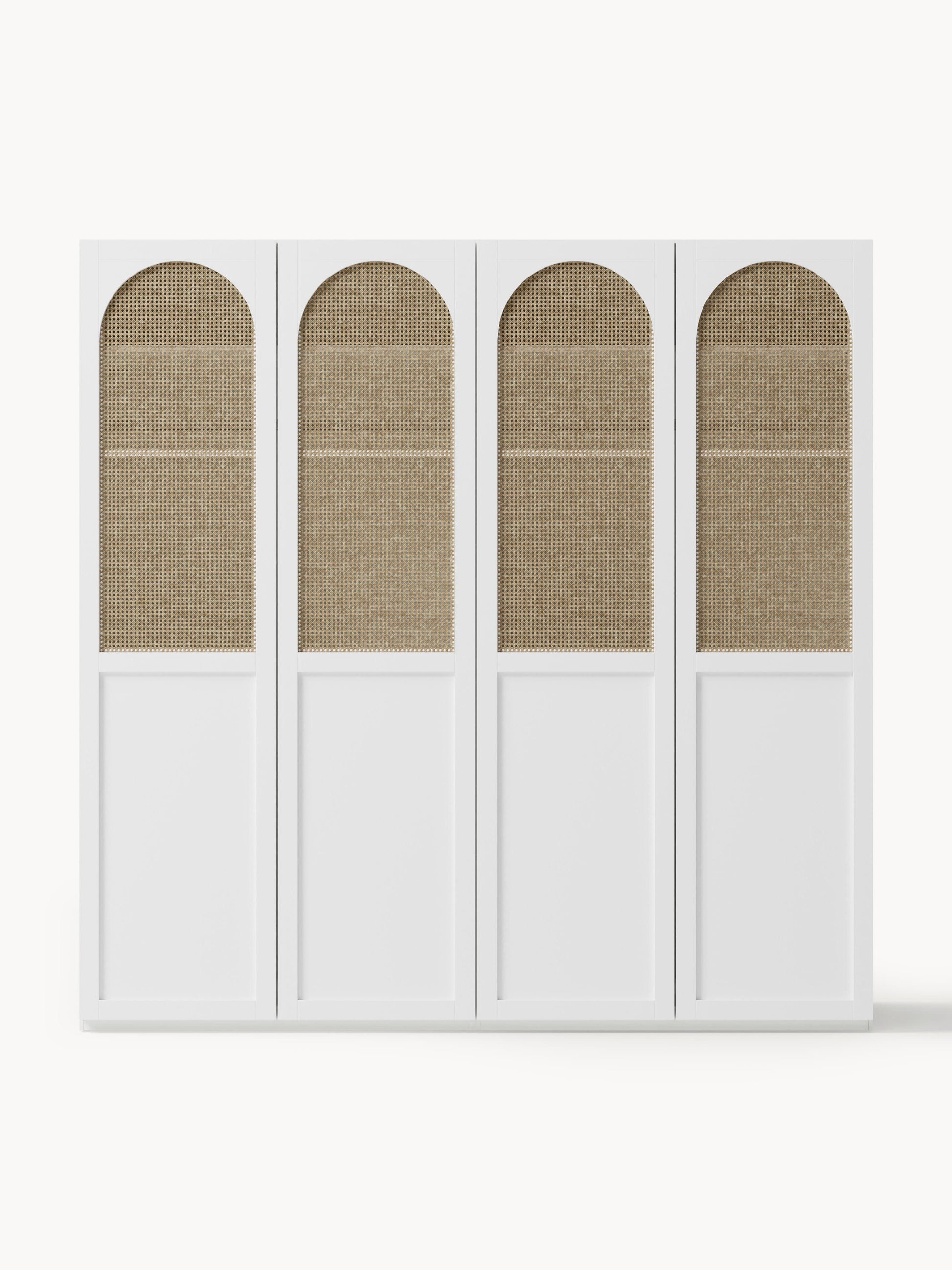 Jeanwold Modular Hinged-Door Wardrobe, 200 cm Wide, in Various Sizes