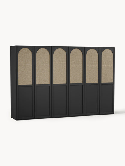 Jeanwold Modular Hinged-Door Wardrobe, 300 cm Wide, in Various Sizes