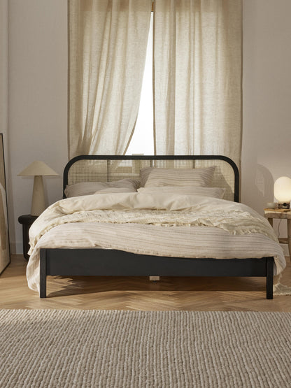 Jonsleigh Wooden Bed with Vienna Cane Headboard