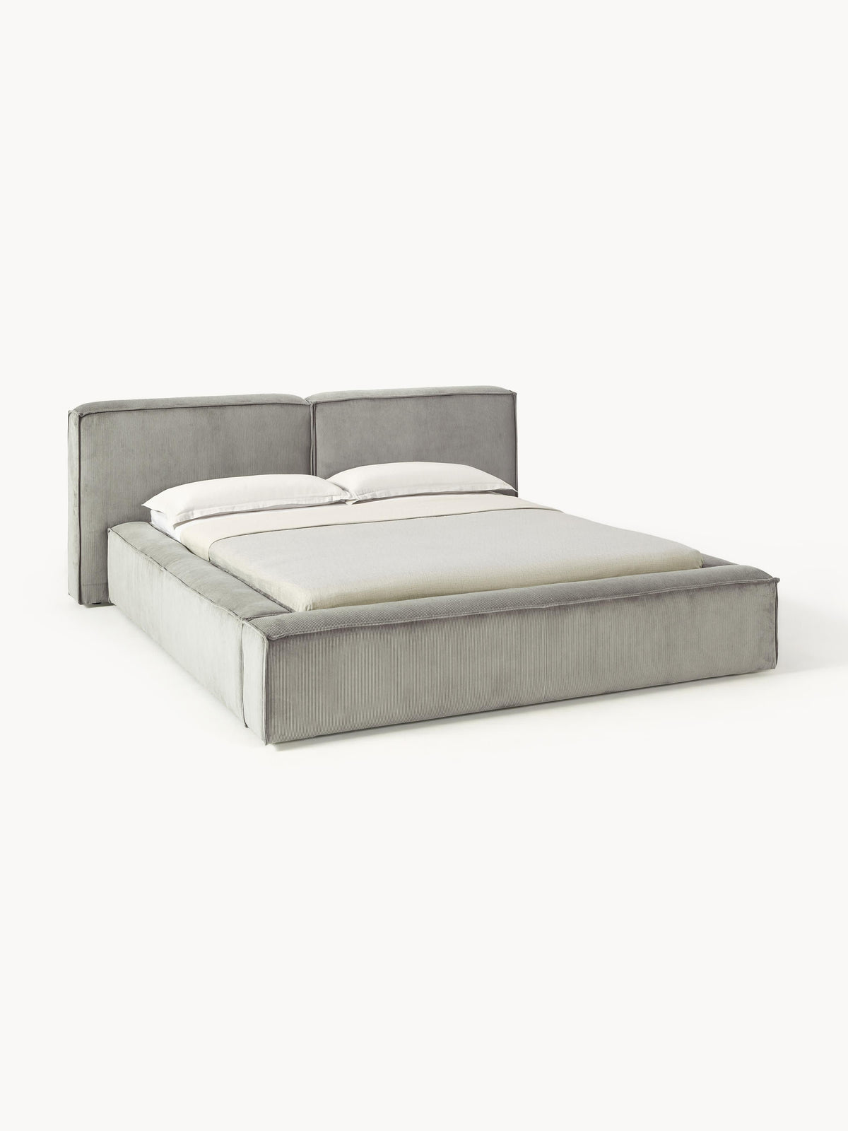 Lenquist Corduroy Upholstered Bed