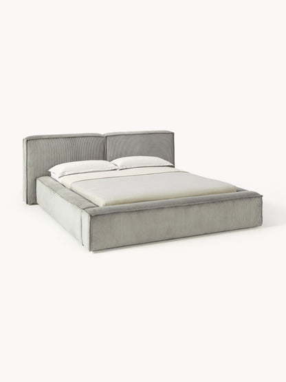 Lenquist Corduroy Upholstered Bed