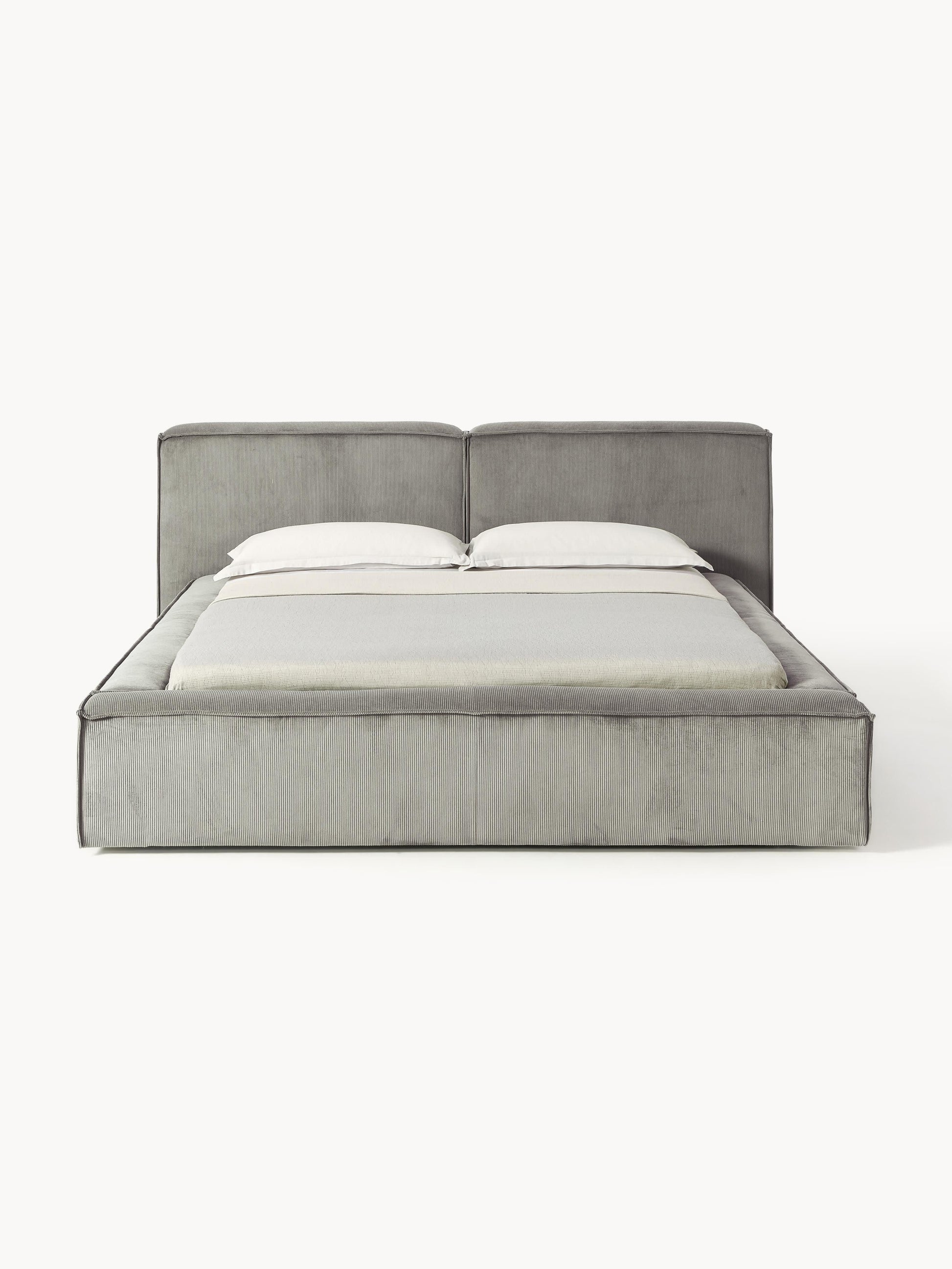 Lenquist Corduroy Upholstered Bed