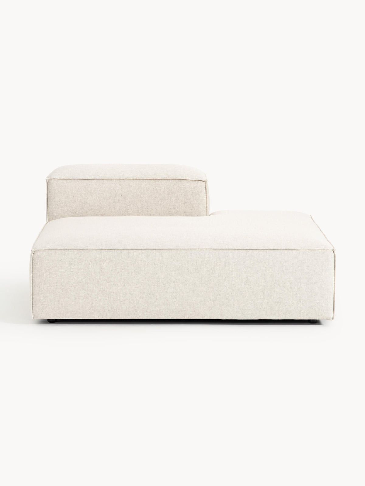 Lenquist Linen Blend Ottoman Module