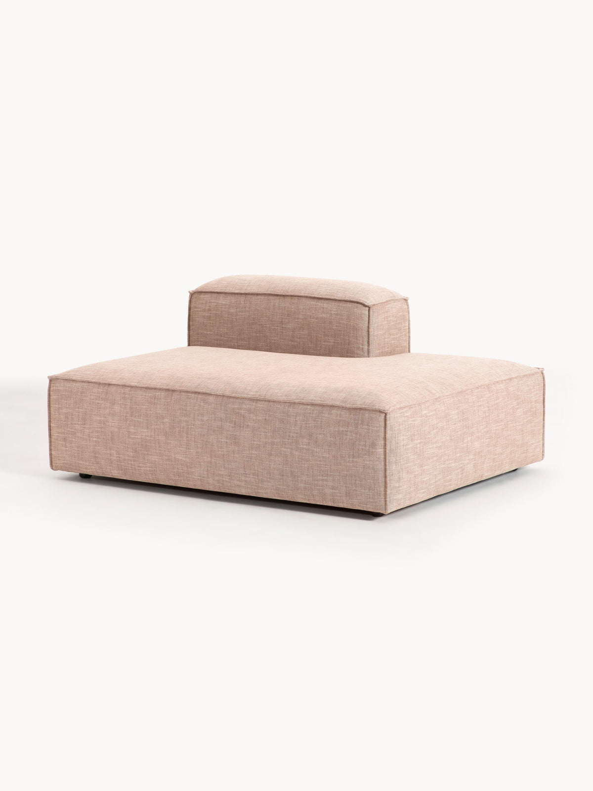 Lenquist Linen Blend Ottoman Module
