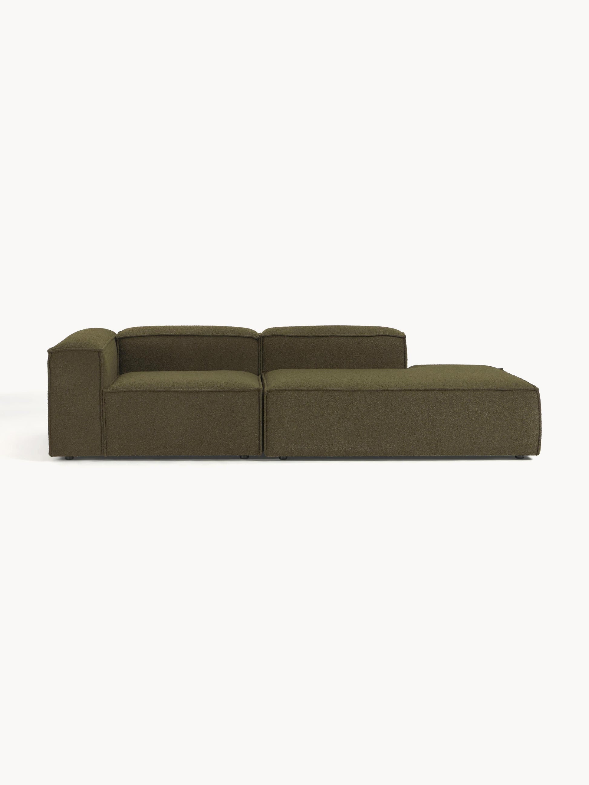 Lenquist Modular Bouclé Ottoman