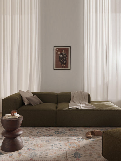Lenquist Modular Bouclé Ottoman