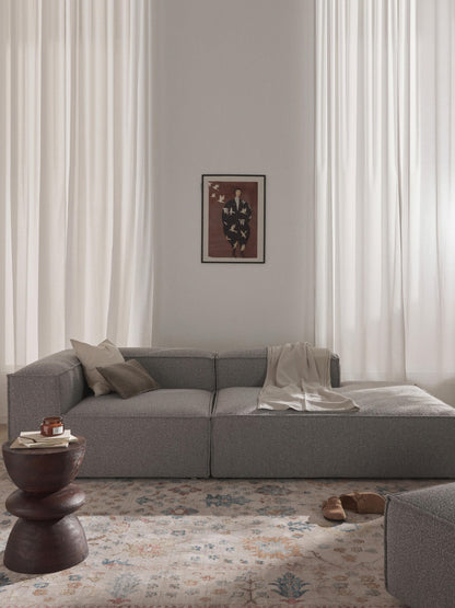 Lenquist Modular Bouclé Ottoman