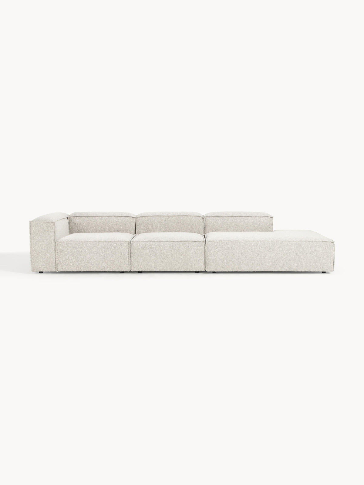Lenquist Modular Bouclé Ottoman, XL