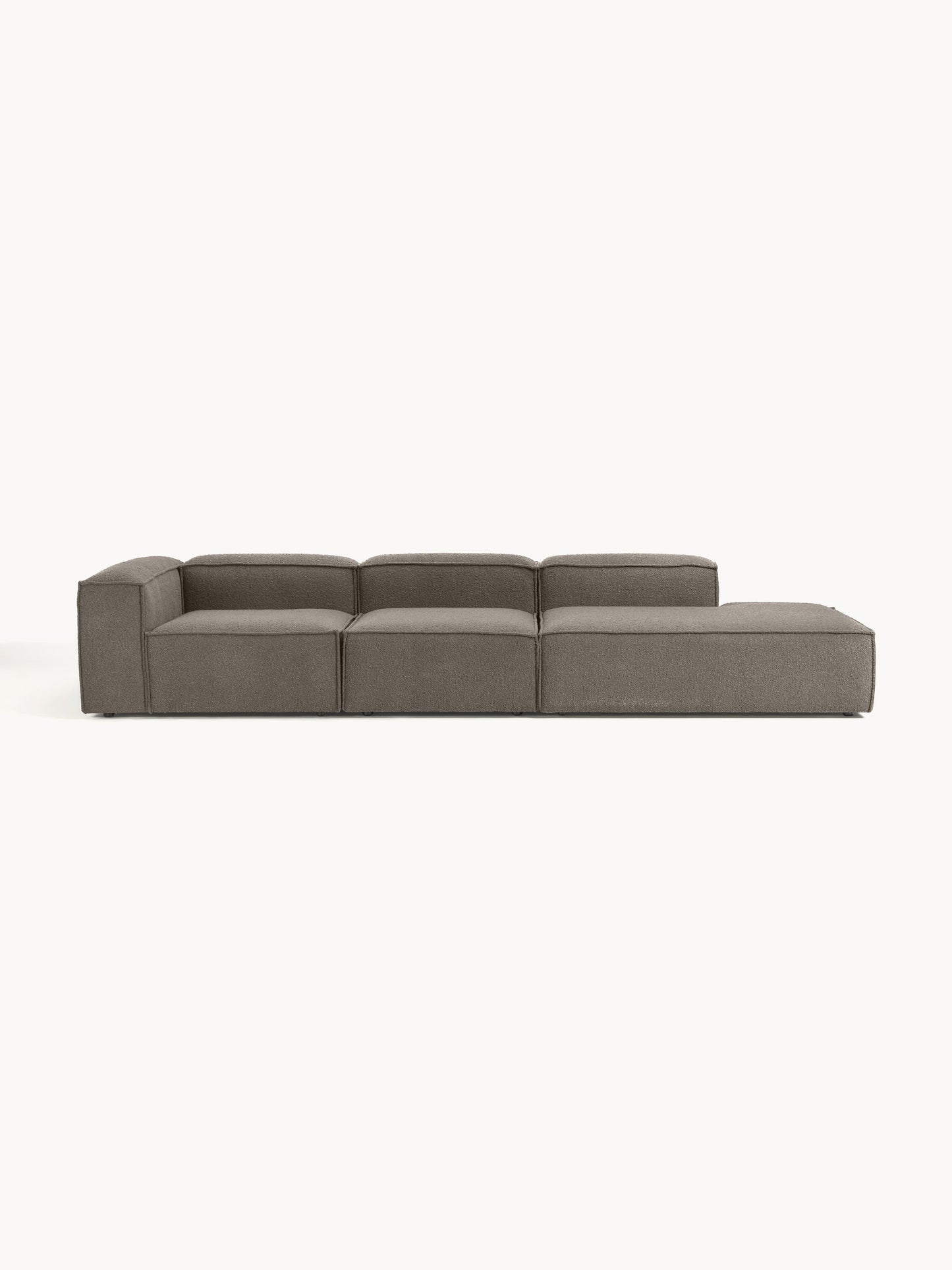 Lenquist Modular Bouclé Ottoman, XL