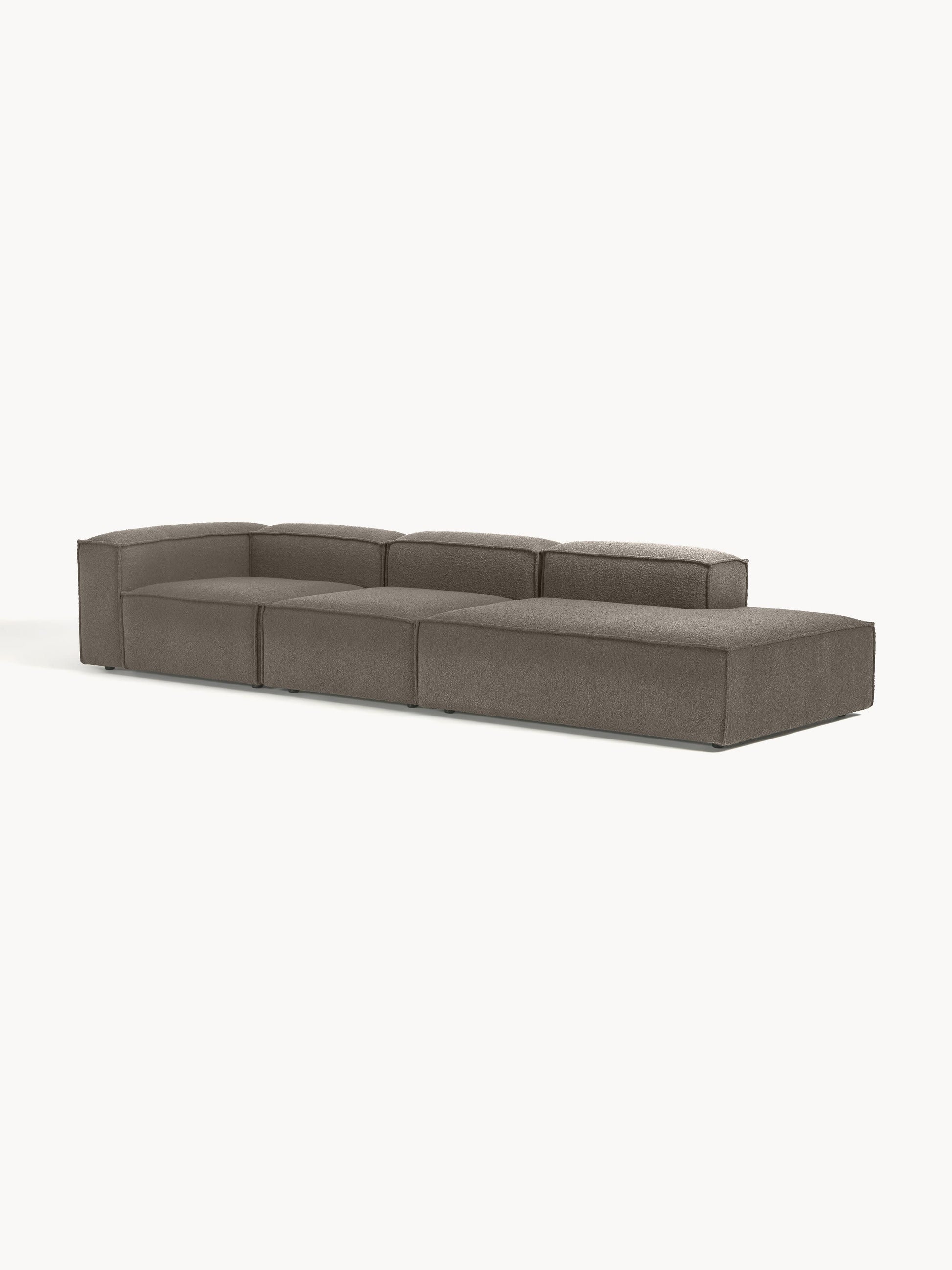 Lenquist Modular Bouclé Ottoman, XL