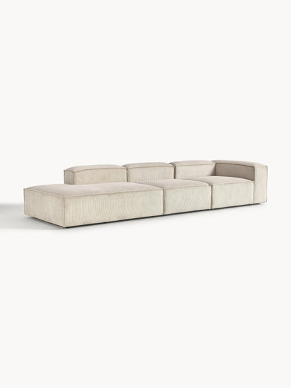 Lenquist Modular Corduroy Ottoman, XL