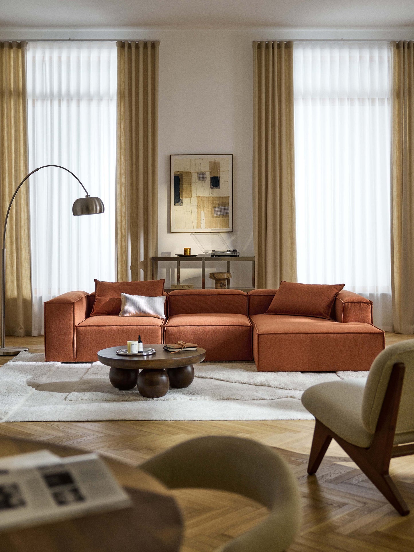 Lenquist Modular Corner Sofa (4-Seater)