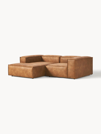Lenquist Modular Leather Corner Sofa (2-Seater)