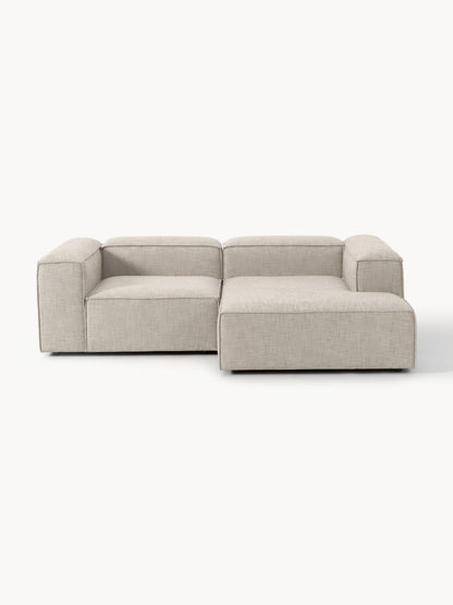 Lenquist Modular Linen Blend Corner Sofa, 2-Seater