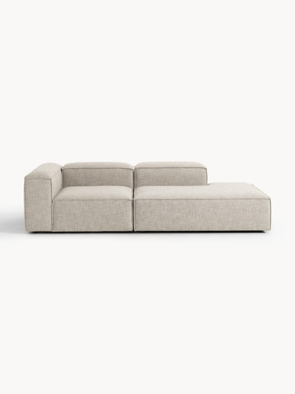 Lenquist Modular Linen Blend Ottoman