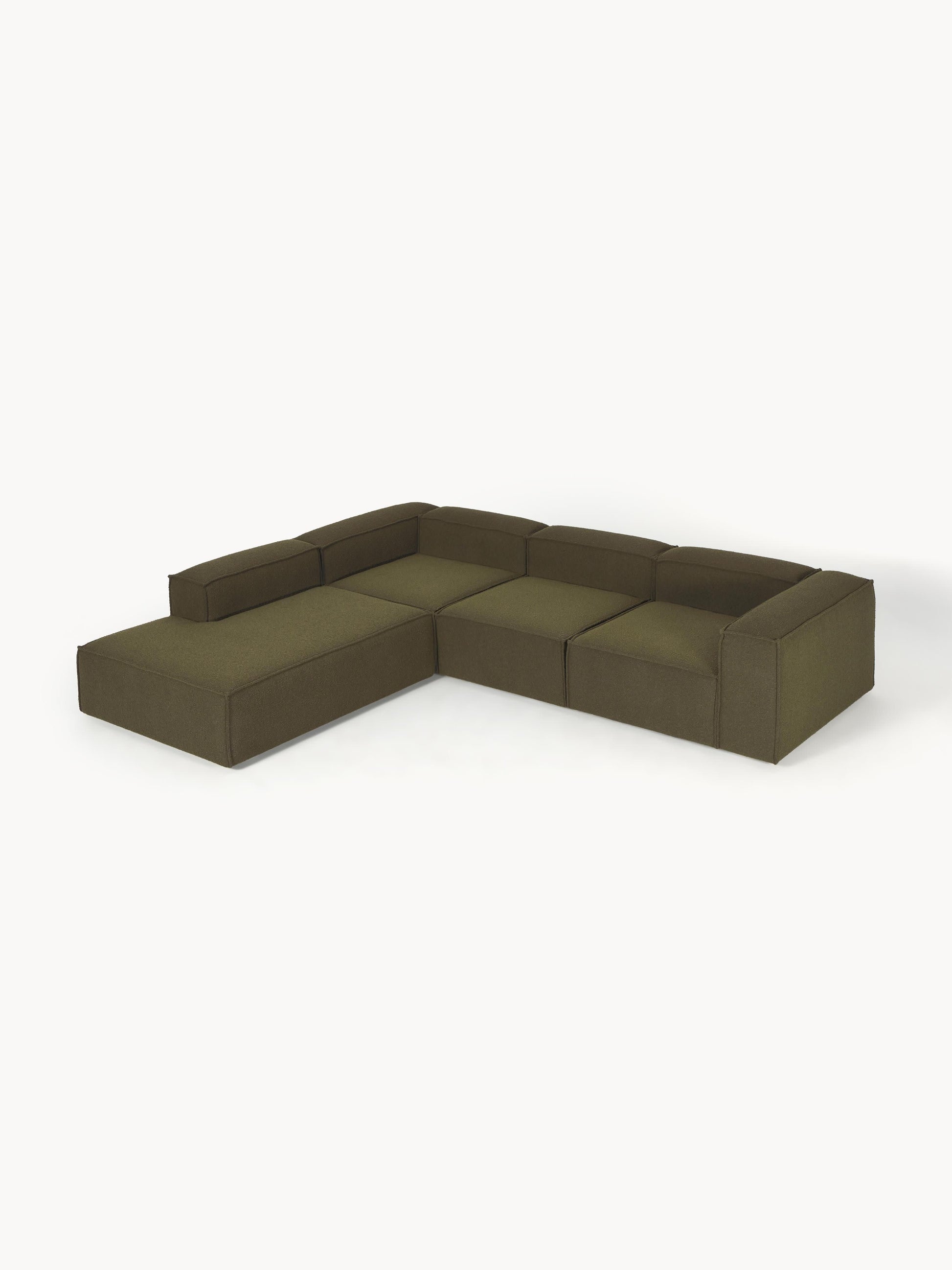 Lenquist Modular XL Corner Sofa (4-Seater) in Bouclé