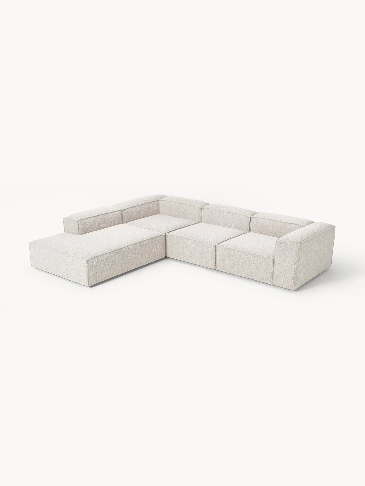Lenquist Modular XL Corner Sofa (4-Seater) in Bouclé