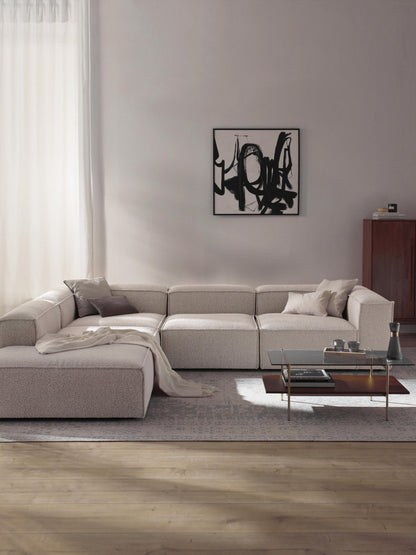 Lenquist Modular XL Corner Sofa (4-Seater) in Bouclé