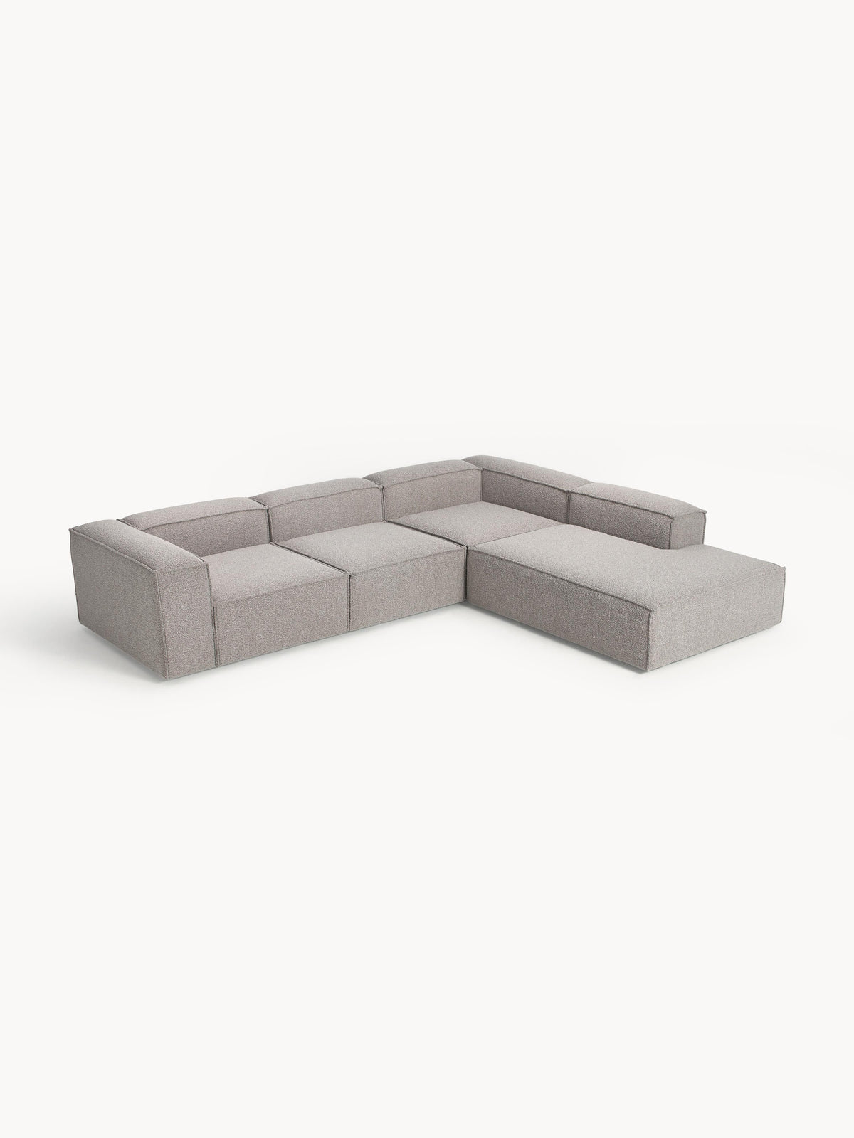 Lenquist Modular XL Corner Sofa (4-Seater) in Bouclé