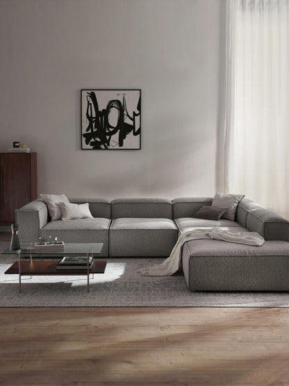Lenquist Modular XL Corner Sofa (4-Seater) in Bouclé