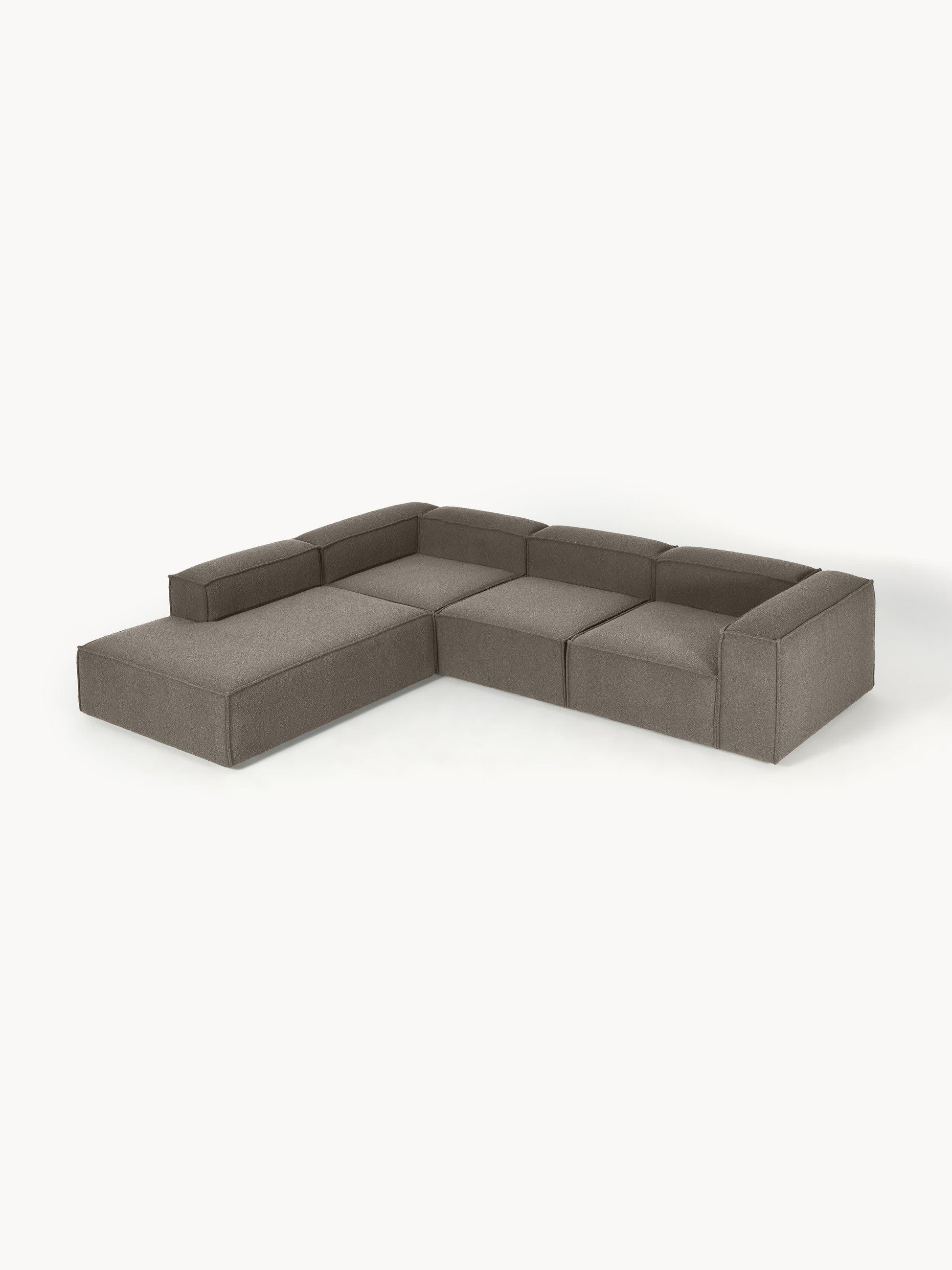 Lenquist Modular XL Corner Sofa (4-Seater) in Bouclé