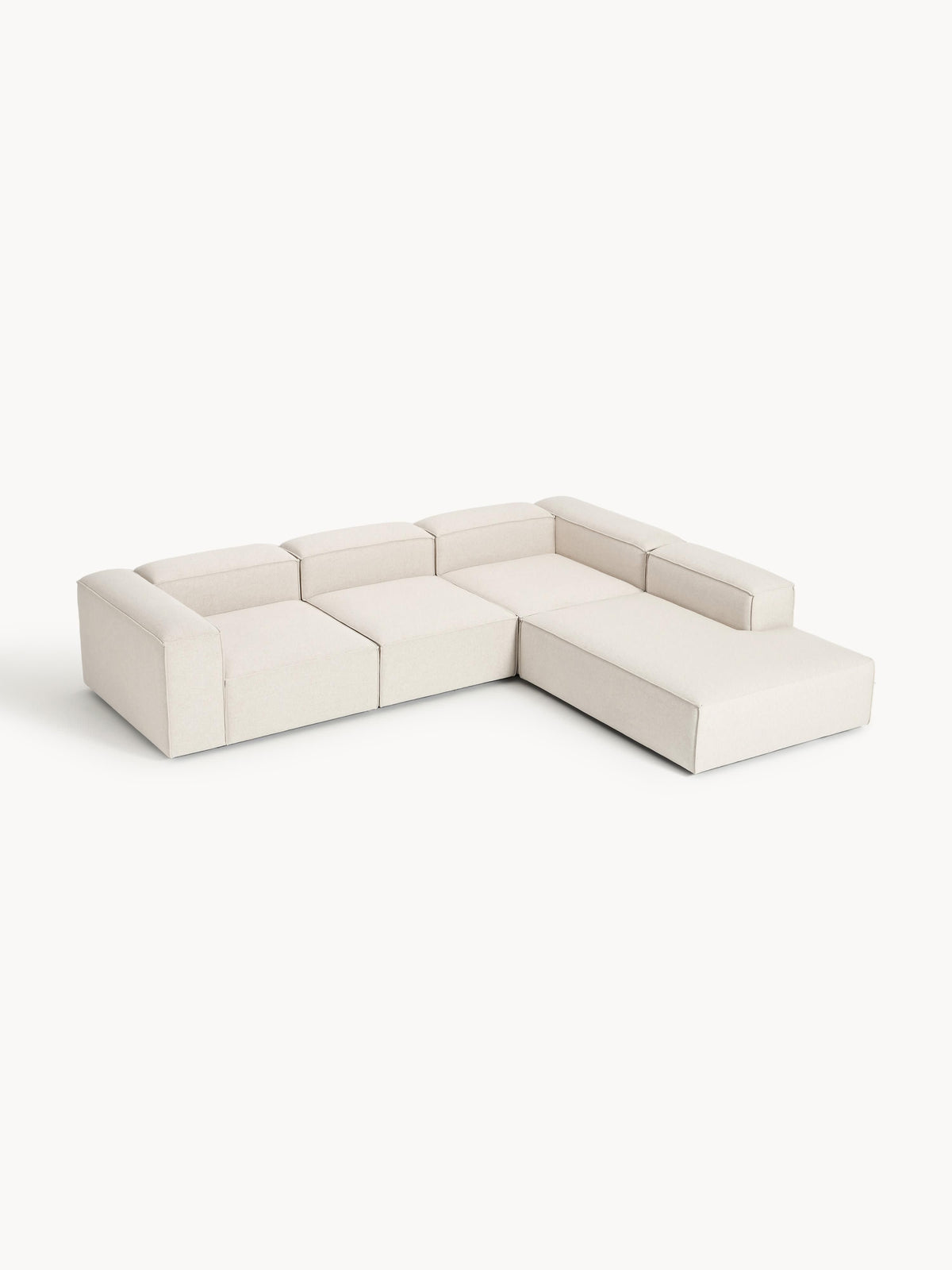 Lenquist Modular XL Corner Sofa (4-Seater) in Linen Blend