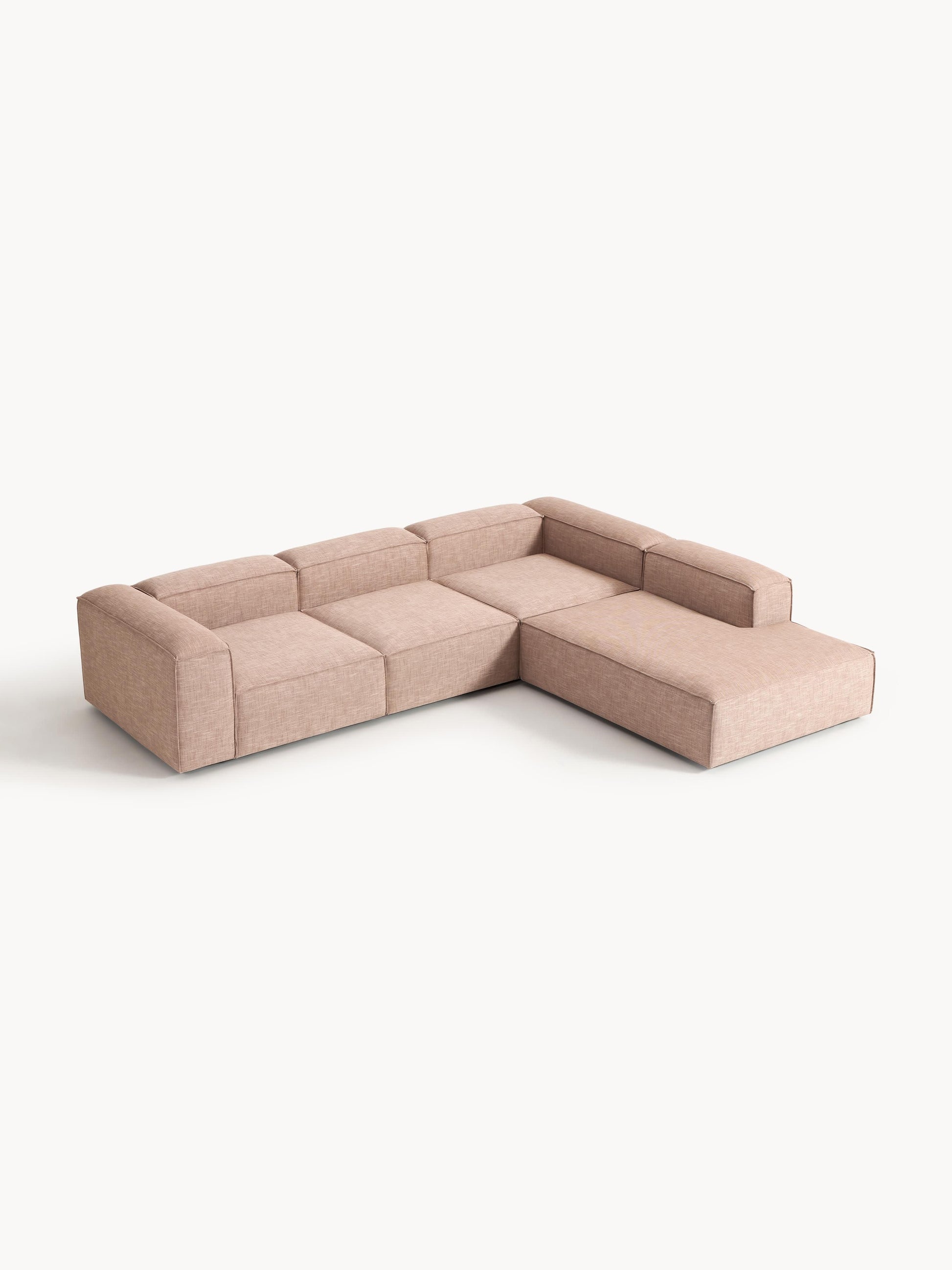 Lenquist Modular XL Corner Sofa (4-Seater) in Linen Blend
