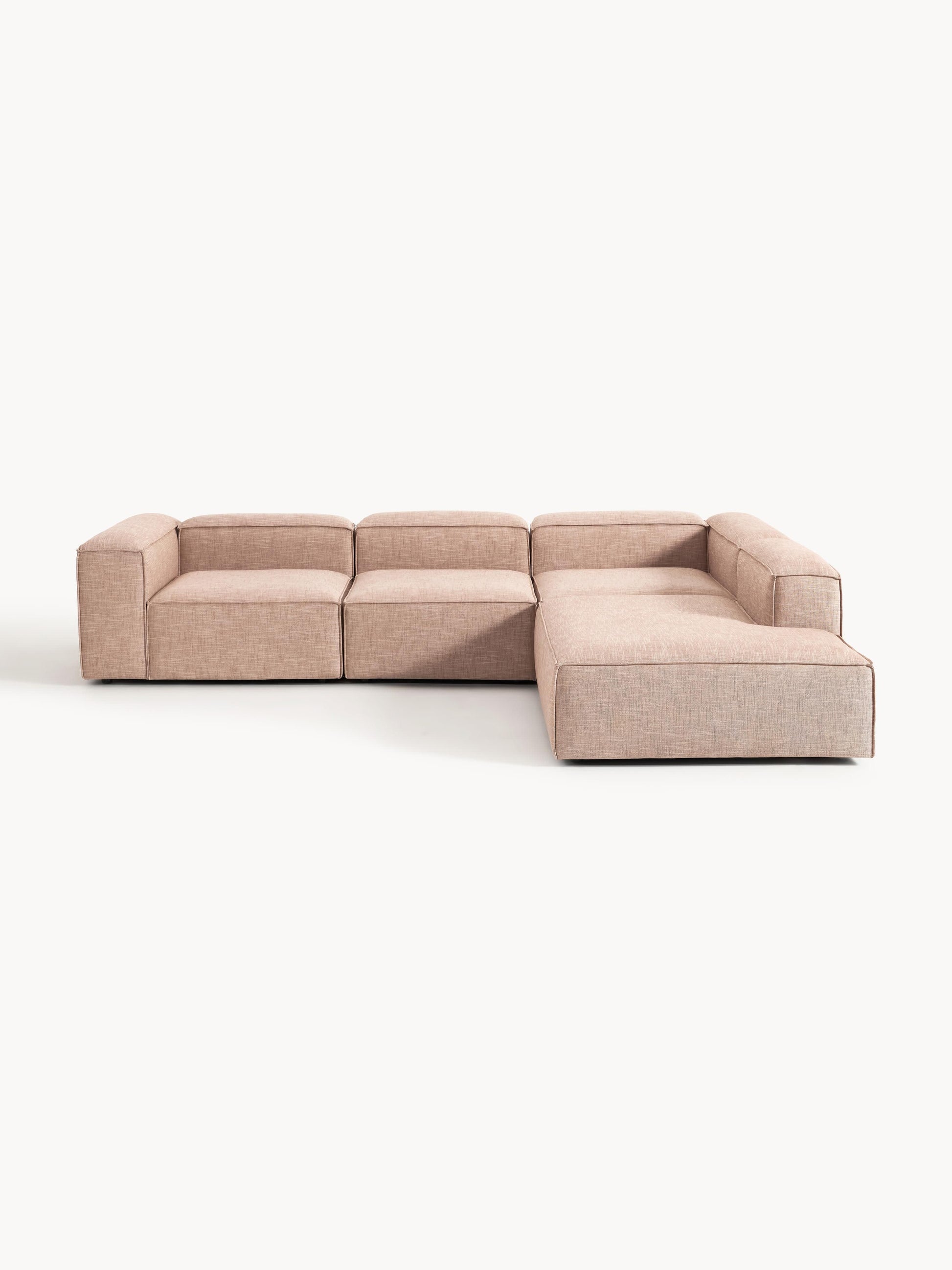 Lenquist Modular XL Corner Sofa (4-Seater) in Linen Blend