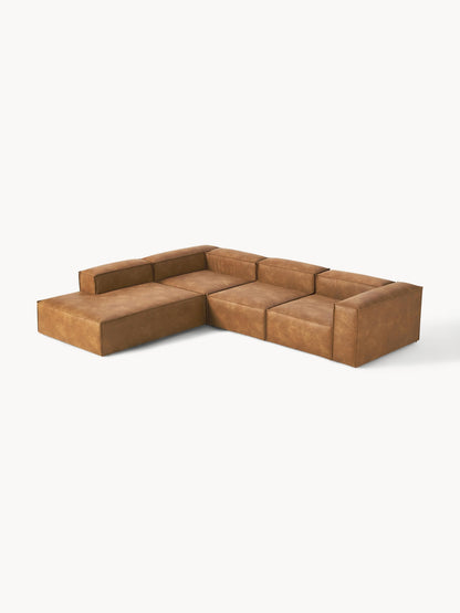 Lenquist Modular XL Leather Corner Sofa (4-Seater)