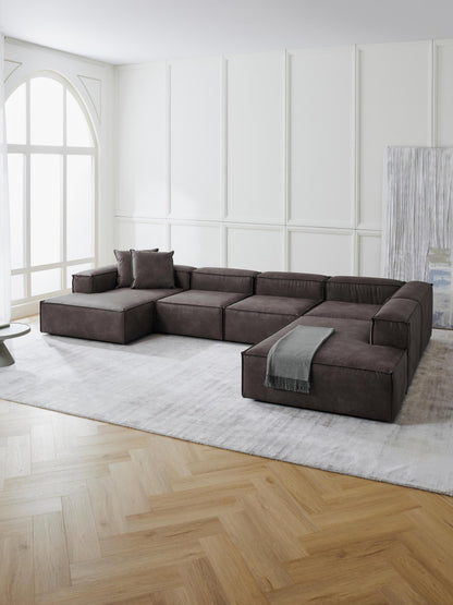 Lenquist Modular XL Leather Sofa