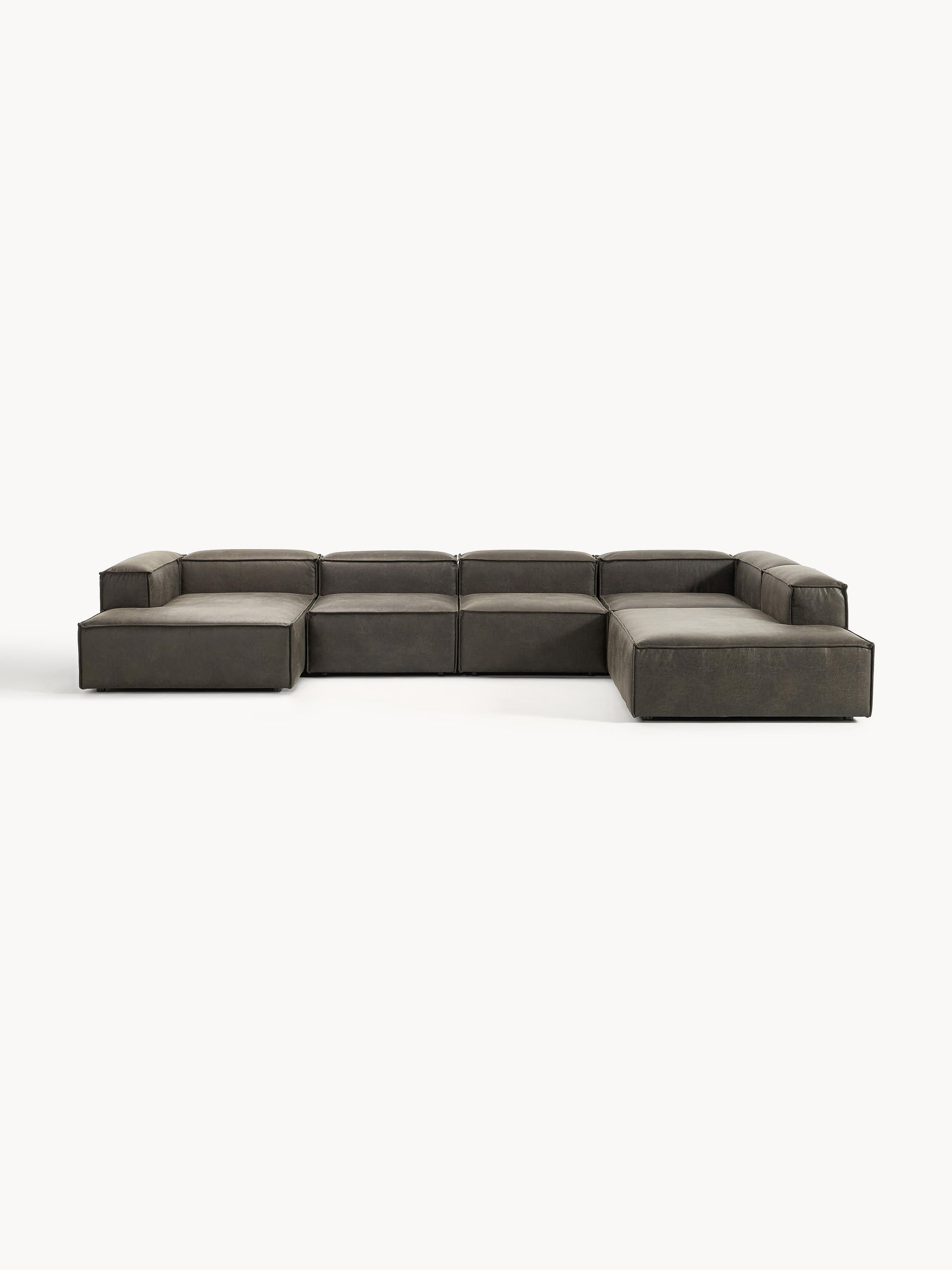 Lenquist Modular XL Leather Sofa