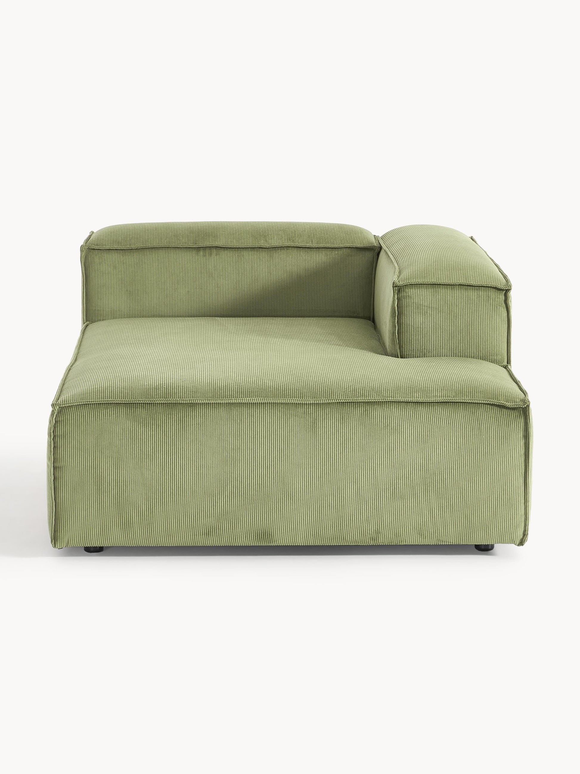 Lenquist Ottoman Corner Module in Corduroy