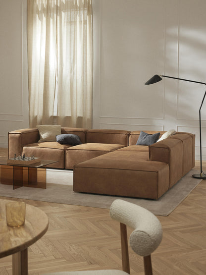 Lenquist Ottoman Module in Leather