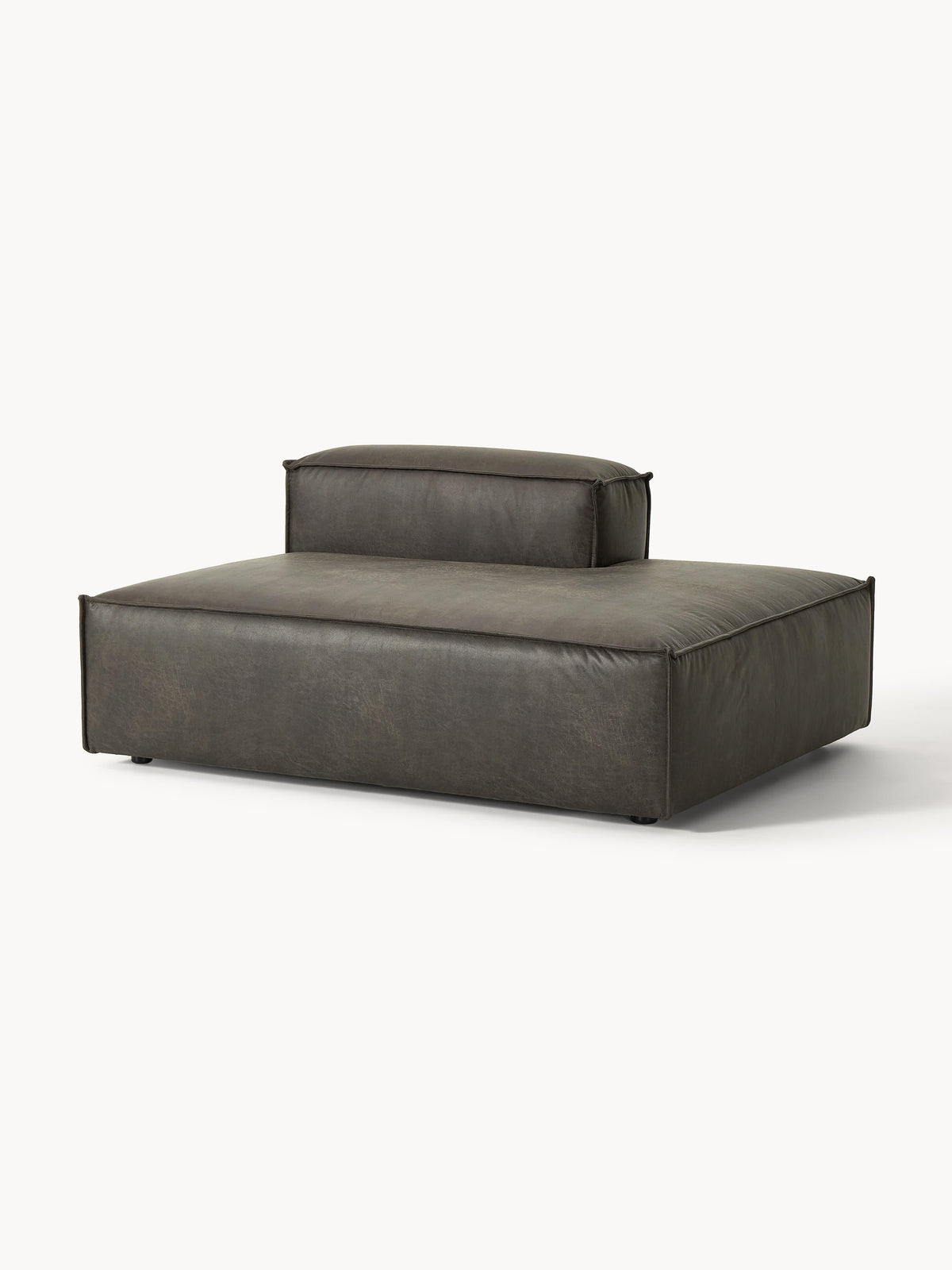 Lenquist Ottoman Module in Leather