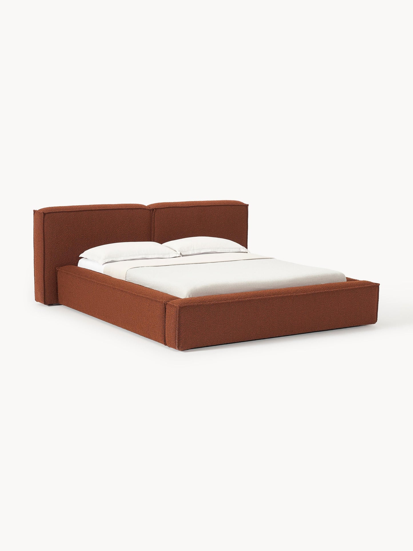 Lenquist Upholstered Bouclé Bed with Storage