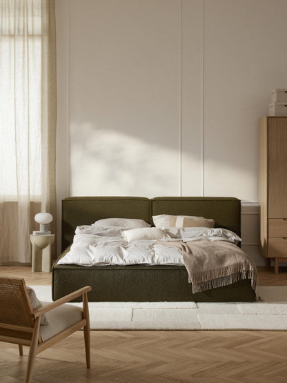 Lenquist Upholstered Bouclé Bed with Storage