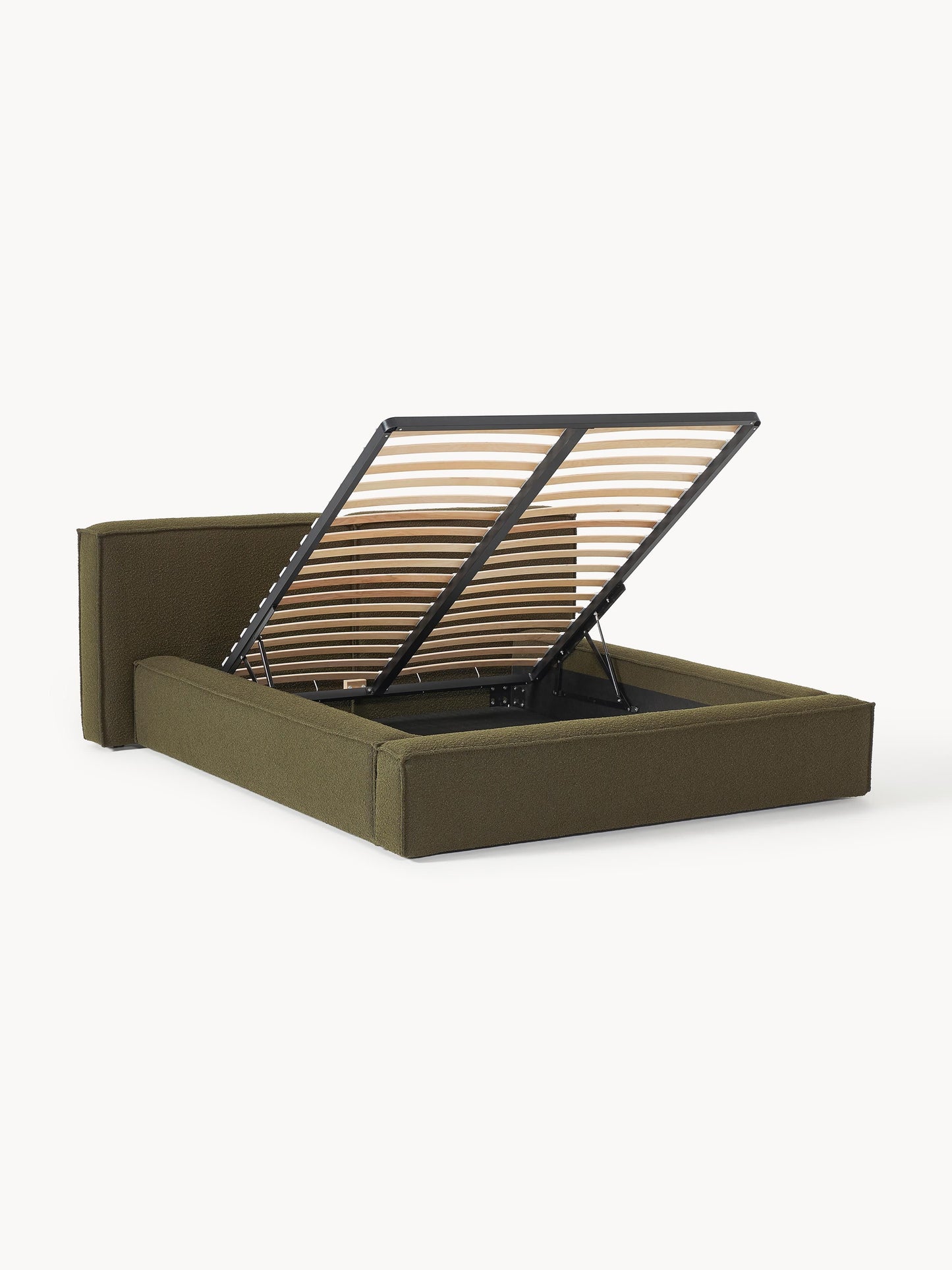 Lenquist Upholstered Bouclé Bed with Storage