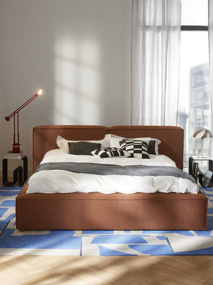 Lenquist Upholstered Bouclé Bed with Storage