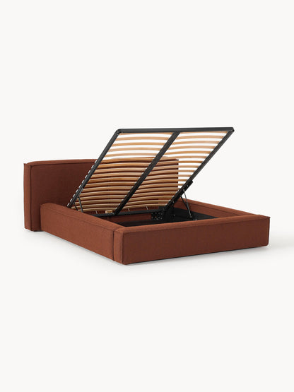 Lenquist Upholstered Bouclé Bed with Storage