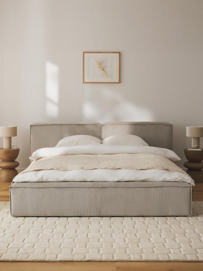 Lenquist Upholstered Storage Bed in Corduroy