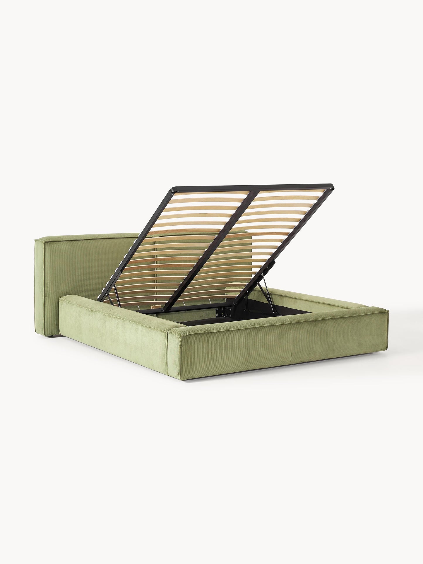 Lenquist Upholstered Storage Bed in Corduroy