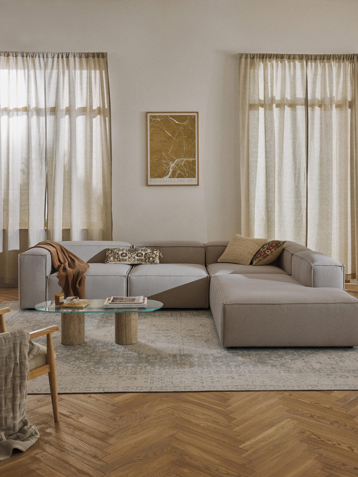 Lenquist XL Modular Corner Sofa (4-Seater)