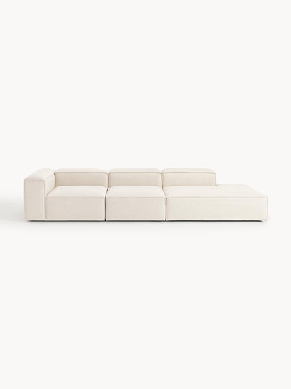 Lenquist XL Modular Ottoman in Linen Blend