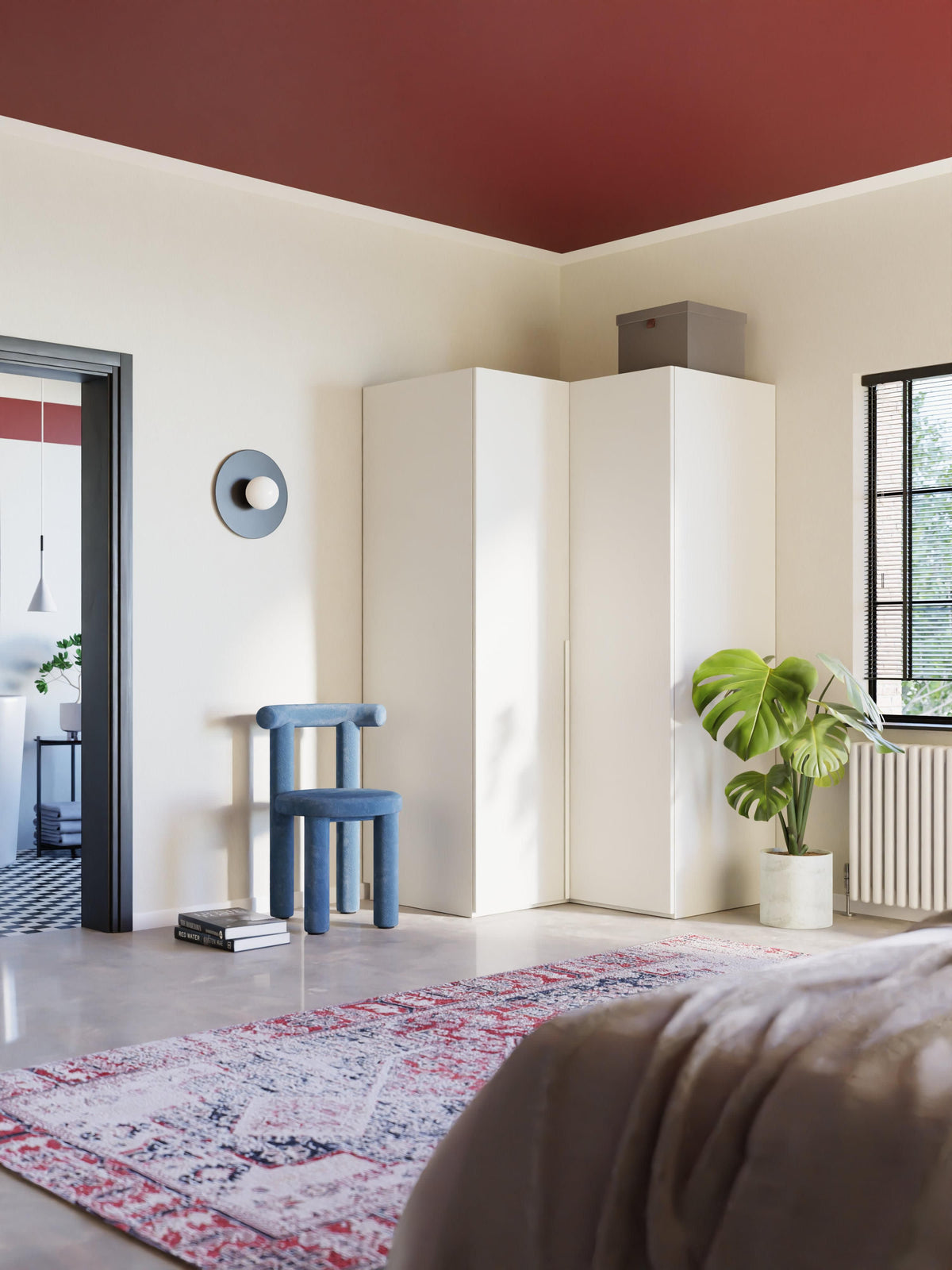 Leomarch Modular Corner Wardrobe, 115 cm Wide, in Various Sizes
