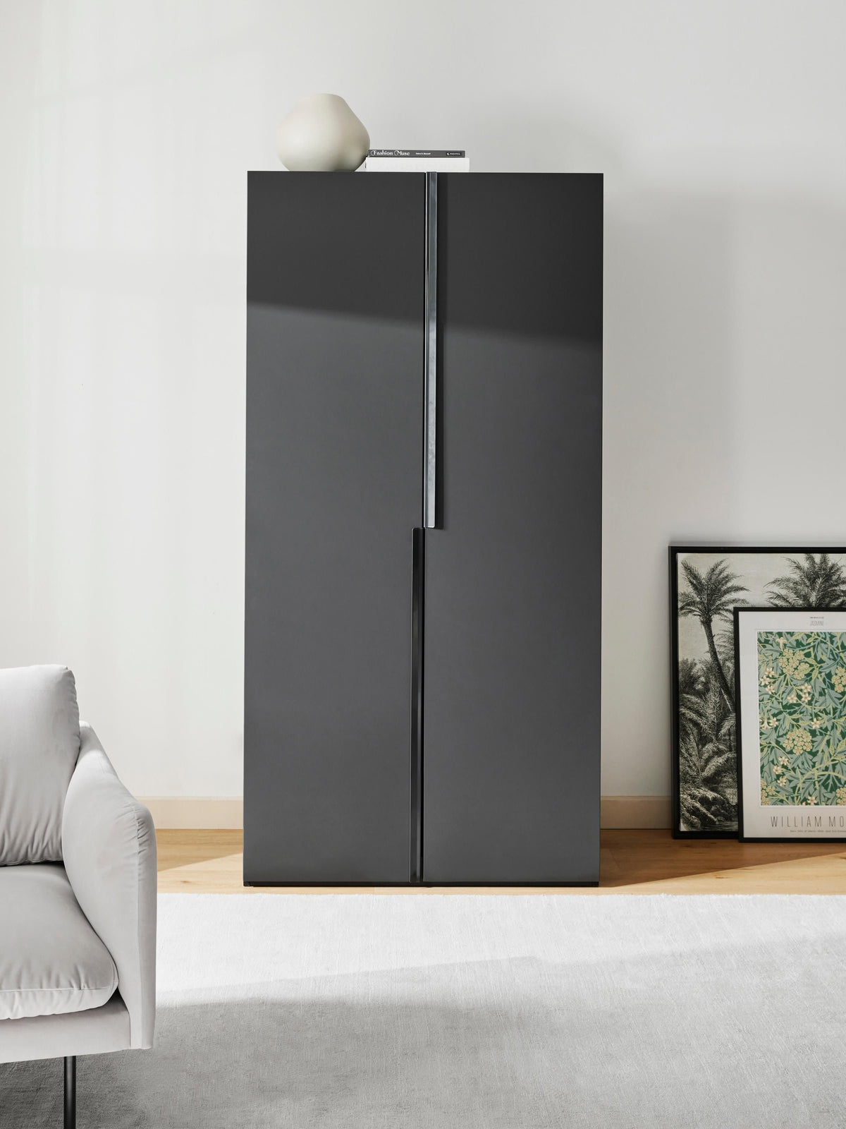 Leomarch Modular Hinged-Door Wardrobe, 100 cm Wide, in Various Sizes